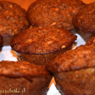 Muffiny dyniowe z jabłkiem – własny przepis