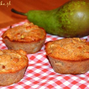 Muffiny gruszkowo-jabłkowe